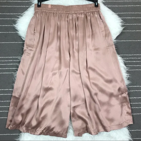 NEW Lunya washable silk wide leg crop pajama pants - Picture 6 of 6